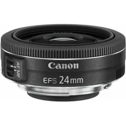 Canon Crop Φωτογραφικός Φακός EF-S 24mm f/2.8 STM Standard / Pancake για Canon EF-S Mount Μαύρος