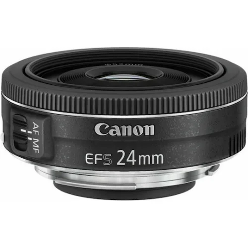 Canon Crop Φωτογραφικός Φακός EF-S 24mm f/2.8 STM Standard / Pancake για Canon EF-S Mount Μαύρος