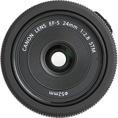 Canon Crop Φωτογραφικός Φακός EF-S 24mm f/2.8 STM Standard / Pancake για Canon EF-S Mount Μαύρος