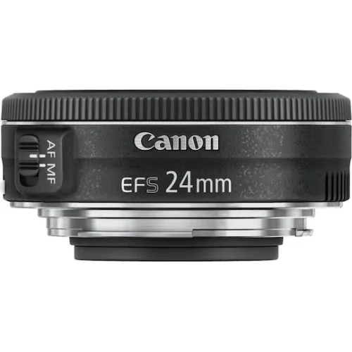 Canon Crop Φωτογραφικός Φακός EF-S 24mm f/2.8 STM Standard / Pancake για Canon EF-S Mount Μαύρος