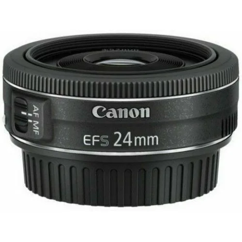 Canon Crop Φωτογραφικός Φακός EF-S 24mm f/2.8 STM Standard / Pancake για Canon EF-S Mount Μαύρος