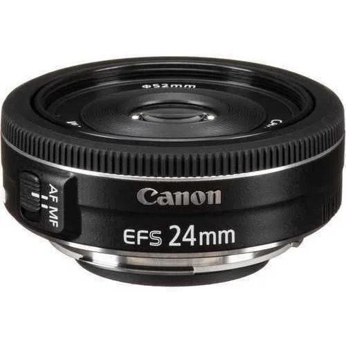Canon Crop Φωτογραφικός Φακός EF-S 24mm f/2.8 STM Standard / Pancake για Canon EF-S Mount Μαύρος