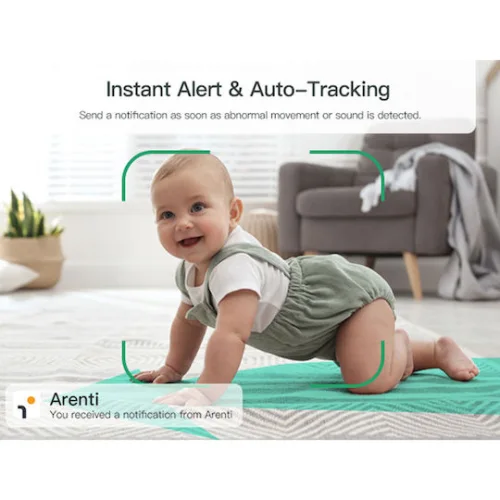 Arenti Ainanny B2 Ενδοεπικοινωνία Μωρού με Αμφίδρομη Επικοινωνία & Νανουρίσματα