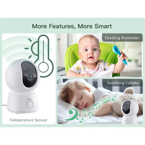 Arenti Ainanny B2 Ενδοεπικοινωνία Μωρού με Αμφίδρομη Επικοινωνία & Νανουρίσματα