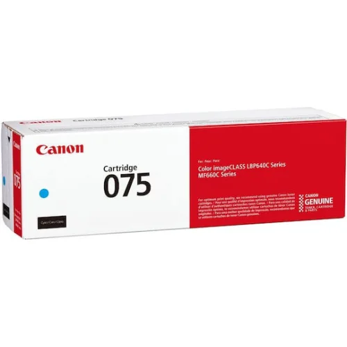 Canon 075 Γνήσιο Toner Laser Εκτυπωτή Κυανό 1300 Σελίδων 6364C002