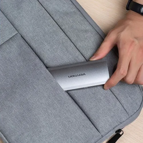 Vention TODHB USB-C Docking Station με HDMI 4K PD και συνδεση 2 Οθονών Γκρι