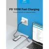 Vention TODHB USB-C Docking Station με HDMI 4K PD και συνδεση 2 Οθονών Γκρι