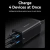 Vention Βάση Φόρτισης με 2 Θύρες USB-A και 2 Θύρες USB-C 100W Power Delivery / Quick Charge 3.0 σε Λευκό χρώμα (FBSWG-EU)