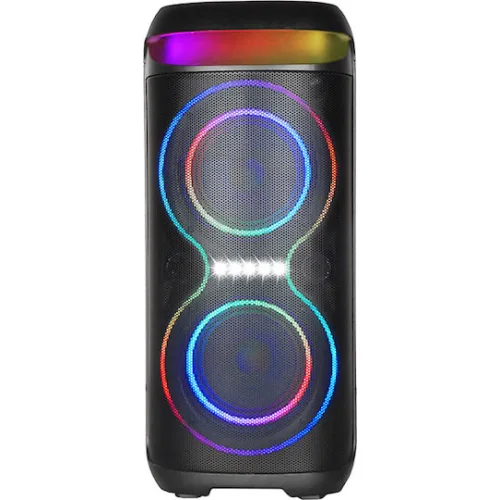 XO Ηχείο Karaoke με Ασύρματο Μικρόφωνο και Εφέ Φωτισμού F70 249-0239 Μαύρο