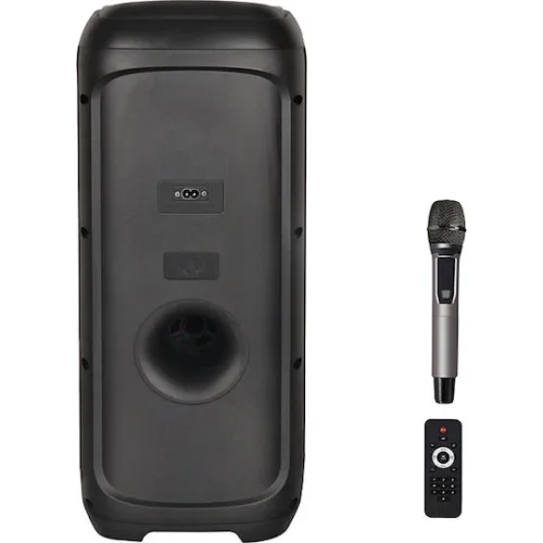 XO Ηχείο Karaoke με Ασύρματο Μικρόφωνο και Εφέ Φωτισμού F70 249-0239 Μαύρο