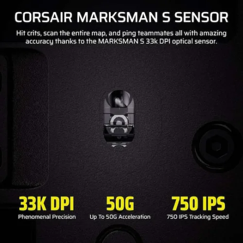 Corsair Scimitar Elite SE MMO Ασύρματο Gaming Ποντίκι Gun Metal