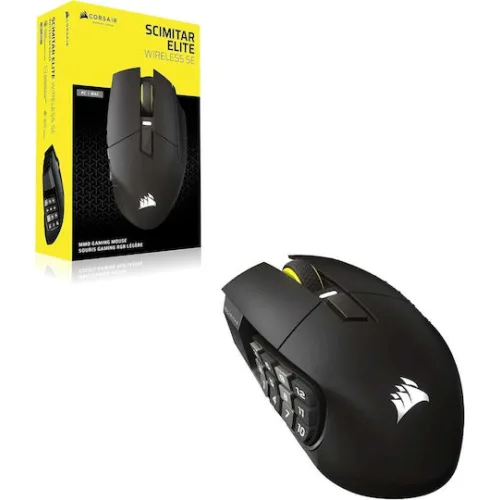 Corsair Scimitar Elite SE MMO Ασύρματο Gaming Ποντίκι Gun Metal