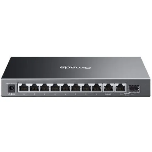 TP-LINK Omada ES210GP Combo v1 Managed L2 PoE+ Switch με 9 Θύρες Gigabit (1Gbps) Ethernet και 1 SFP Θύρα