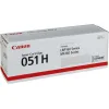 Canon 051H Γνήσιο Toner Laser Εκτυπωτή Μαύρο High Capacity 4100 Σελίδων (2169C002)