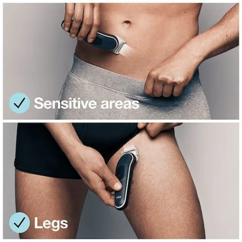 Braun Series 5 BG5340 Ξυριστική Μηχανή Σώματος Επαναφορτιζόμενη