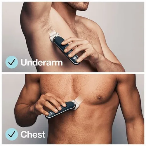 Braun Series 5 BG5340 Ξυριστική Μηχανή Σώματος Επαναφορτιζόμενη