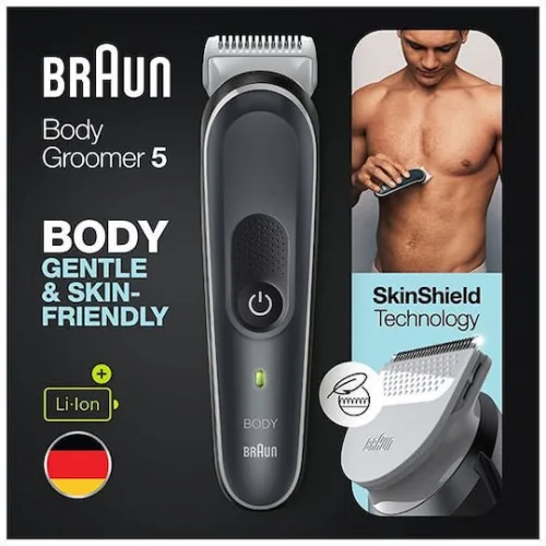 Braun Series 5 BG5340 Ξυριστική Μηχανή Σώματος Επαναφορτιζόμενη