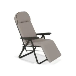 Πολυθρόνα Εξωτερικού Χώρου Πλαστική Σκούρο Καφέ με Μαξιλάρι
Κωδικός: 15644