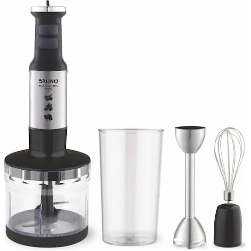 Bruno Ραβδομπλέντερ με Ανοξείδωτη Ράβδο 1700W ΑσημίΚωδικός: BRN-0250