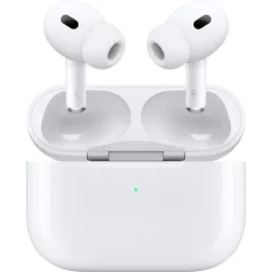 Apple AirPods Pro 2 με MagSafe Charging Case (USB‑C) In-ear Bluetooth Handsfree Ακουστικά με Αντοχή στον Ιδρώτα και Θήκη Φόρτισης Λευκά