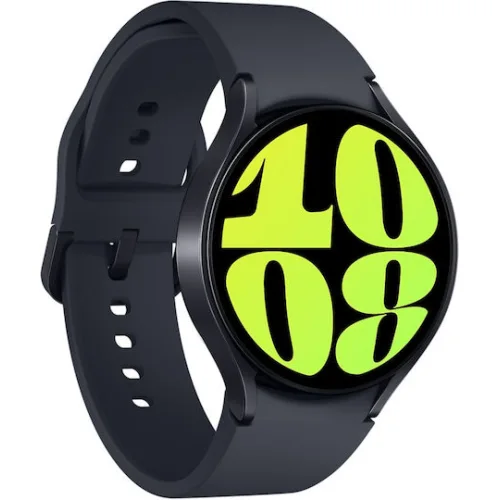 Samsung Galaxy Watch6 Bluetooth Aluminium 44mm Αδιάβροχο με Παλμογράφο (Graphite)