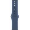 Apple Watch Series 10 Aluminium 46mm Αδιάβροχο με Παλμογράφο (Silver με Denim Sport Band - S/M)
