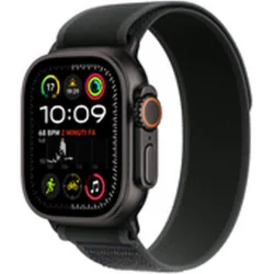 Apple Watch Ultra 2 2024 Titanium 49mm Αδιάβροχο με eSIM και Παλμογράφο (Black με Black Trail Loop - S/M)
