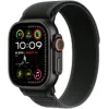 Apple Watch Ultra 2 2024 Titanium 49mm Αδιάβροχο με eSIM και Παλμογράφο (Black με Black Trail Loop - S/M)