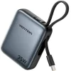 Vention Power Bank 10000mAh 30W με Θύρα USB-C Γκρι