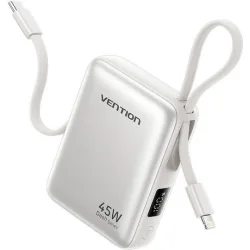 Vention Power Bank 10000mAh 45W Power Delivery Μπεζ