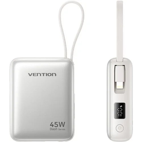 Vention Power Bank 10000mAh 45W Power Delivery Μπεζ