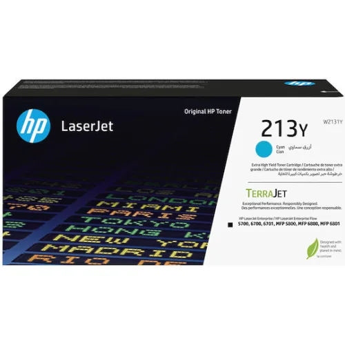 HP 213y Γνήσιο Toner Laser Εκτυπωτή Μαύρο 12000 Σελίδων W2131Y