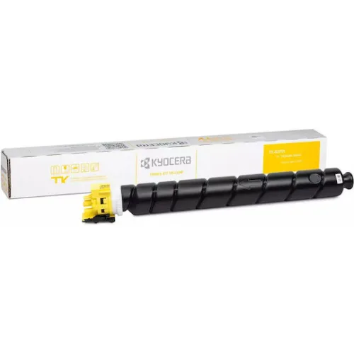 Kyocera TK-8375Y Γνήσιο Toner Laser Εκτυπωτή Κίτρινο (1T02XDANL0)
