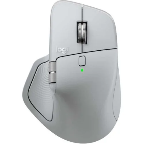 Logitech MX Master 4 Ασύρματο Εργονομικό Bluetooth Ποντίκι Pale Grey