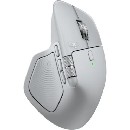 Logitech MX Master 4 Ασύρματο Εργονομικό Bluetooth Ποντίκι Pale Grey