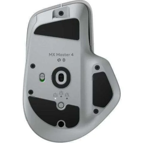 Logitech MX Master 4 Ασύρματο Εργονομικό Bluetooth Ποντίκι Pale Grey