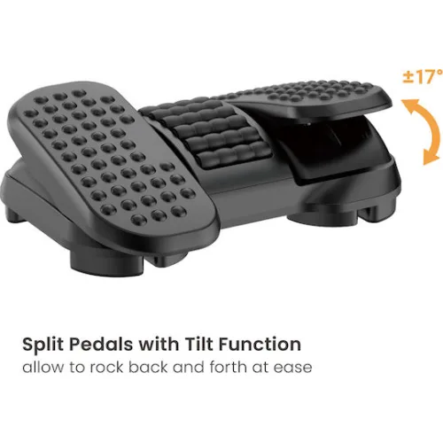 Powertech Υποπόδιο Γραφείου Pt-1567 Πεντάλ Εκγύμνασης Ποδιών ΜαύροΚωδικός: DM129056