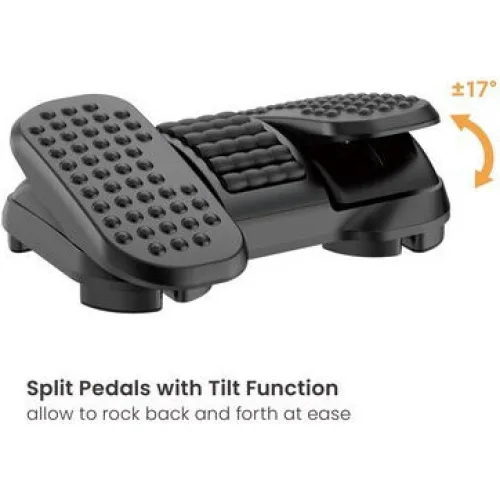 Powertech Υποπόδιο Γραφείου Pt-1567 Πεντάλ Εκγύμνασης Ποδιών ΜαύροΚωδικός: DM129056