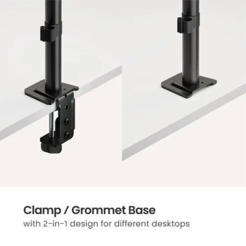 Powertech Βάση Γραφείου Οθόνης έως 32" με Βραχίονα (PT-1569)