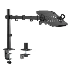 Powertech Βάση Γραφείου Οθόνης έως 32" με Βραχίονα (PT-1570)