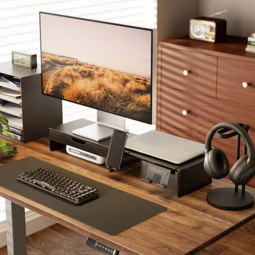 Brateck Επιτραπέζια Βάση Οθόνης έως 32" με Βραχίονα (STB-128-02)