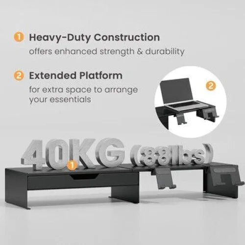 Brateck Επιτραπέζια Βάση Οθόνης έως 32" με Βραχίονα (STB-128-02)