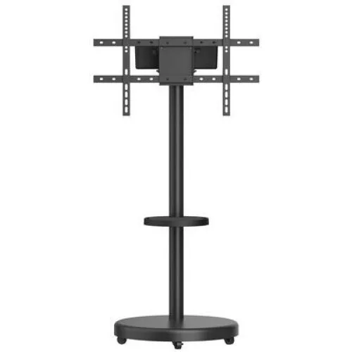 Brateck FS38-46TWE Βάση Τηλεόρασης Δαπέδου με Βραχίονα έως 86" και 50kg Μαύρο