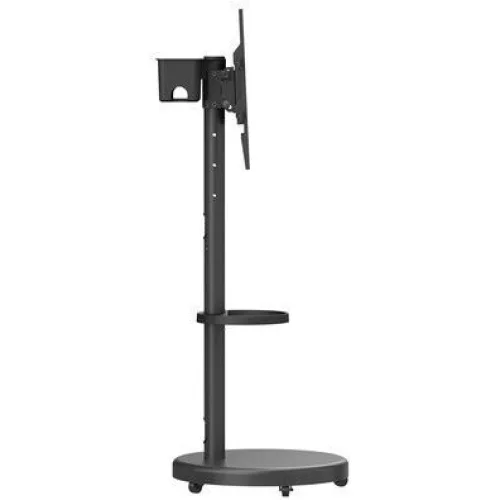 Brateck FS38-46TWE Βάση Τηλεόρασης Δαπέδου με Βραχίονα έως 86" και 50kg Μαύρο