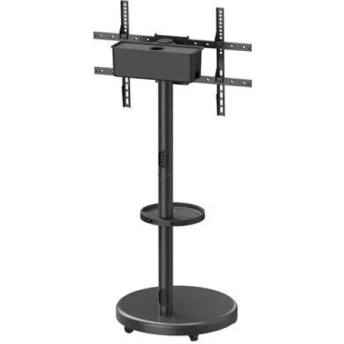 Brateck FS38-46TWE Βάση Τηλεόρασης Δαπέδου με Βραχίονα έως 86" και 50kg Μαύρο