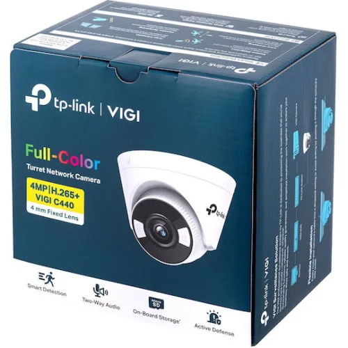 TP-LINK Vigi C440 v1 IP Κάμερα Παρακολούθησης Full HD+ 4MP Αδιάβροχη με Αμφίδρομη Επικοινωνία και Φακό 4mm