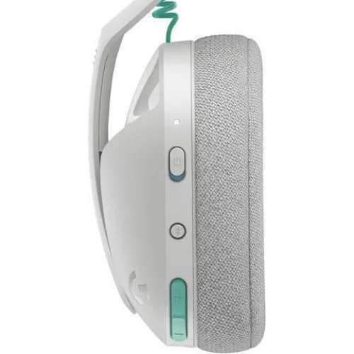 Logitech G321 Lightspeed Ασύρματο Over Ear Gaming Headset με σύνδεση Bluetooth / USB Λευκό