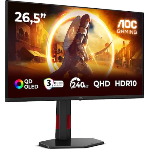 AOC Q27G4ZDR QD-OLED HDR Gaming Monitor 25.6" QHD 2560x1440 240Hz με Χρόνο Απόκρισης 0.3ms GTG