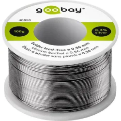 Goobay 40850 Καλάι Κόλλησης χωρίς Μόλυβδο 0.56mm 100gr