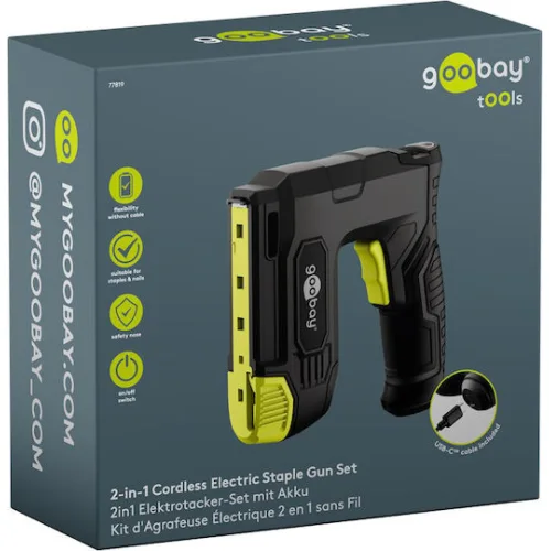 Goobay Καρφωτικό Μπαταρίας 5V για Καρφιά και Συνδετήρες